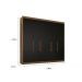Guarda Roupa Casal Valencia 6 Portas 6 Gav  Castanho/onix