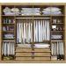 Guarda Roupa Casal Valencia 6 Portas 6 Gav C/ Esp  Castanho/onix