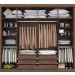 Guarda Roupa Casal Valencia 6 Portas 6 Gav C/ Esp  Chocolate