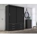 Guarda Roupa Solteiro Capri 2 Portas Correr 6 Gav  Onix