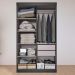 Guarda Roupa Solteiro Lisboa 4 Portas 2 Gav  Com Pés  Onix