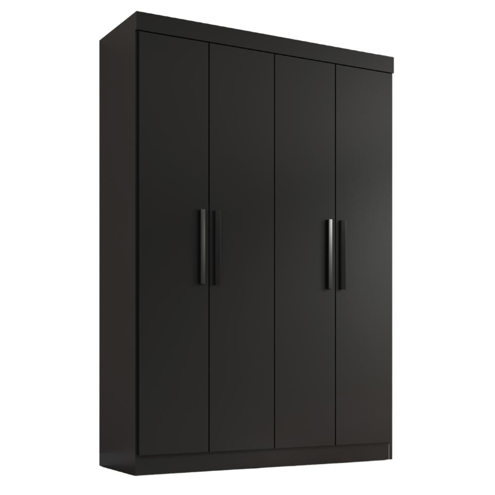 Guarda Roupa Solteiro Lisboa 4 Portas 2 Gav  Onix