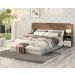 Mesa De Cabeceira Bruna 2gav  Chocolate/off White