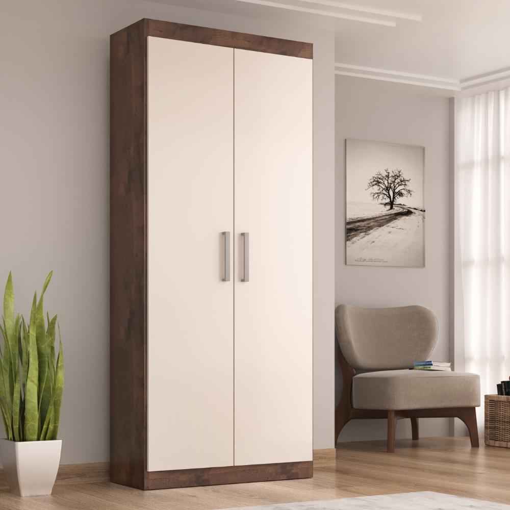 Multiuso Miriam  2 Portas 1,85m  Chocolate/off White
