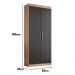 Multiuso Miriam  2 Portas 1,85m  Teka/onix