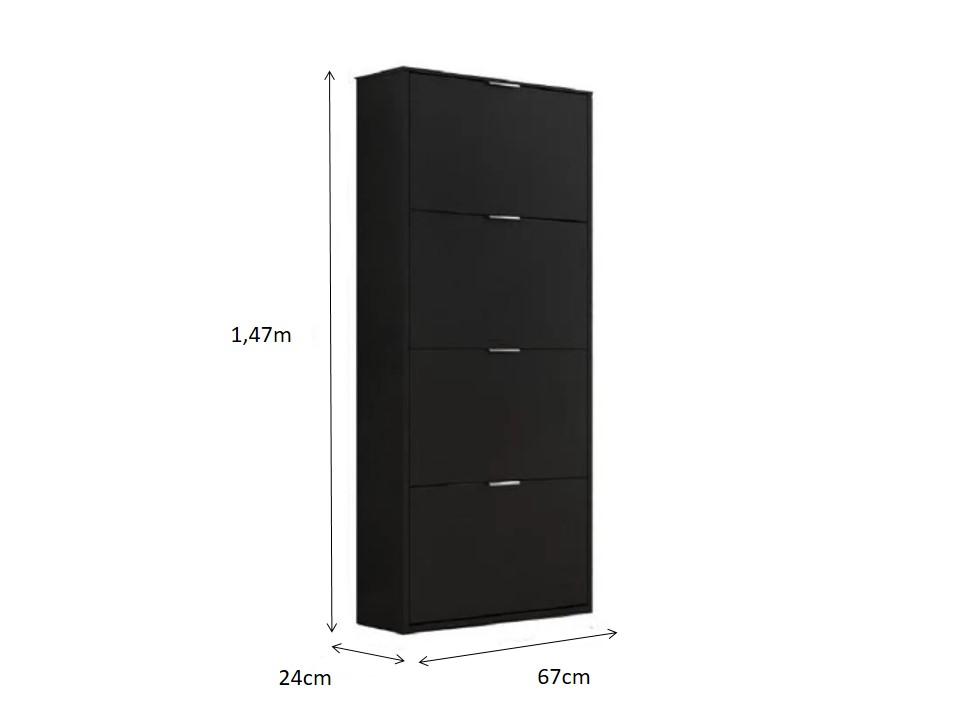 Sapateira Safira 4 Portas  Onix