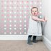 Adesivo Infantil Bolinhas Rosa e Branco-140un