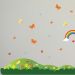 Adesivo Infantil Montanhas e Flores