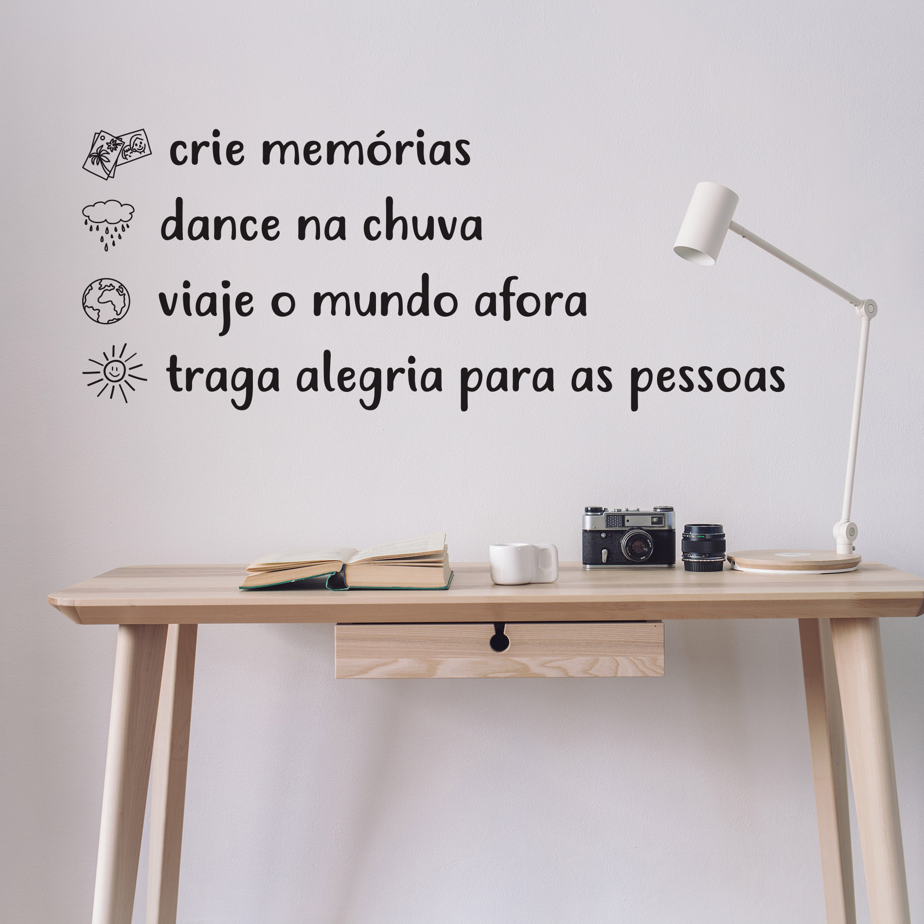 Adesivo Parede Cozinha Crie Memórias