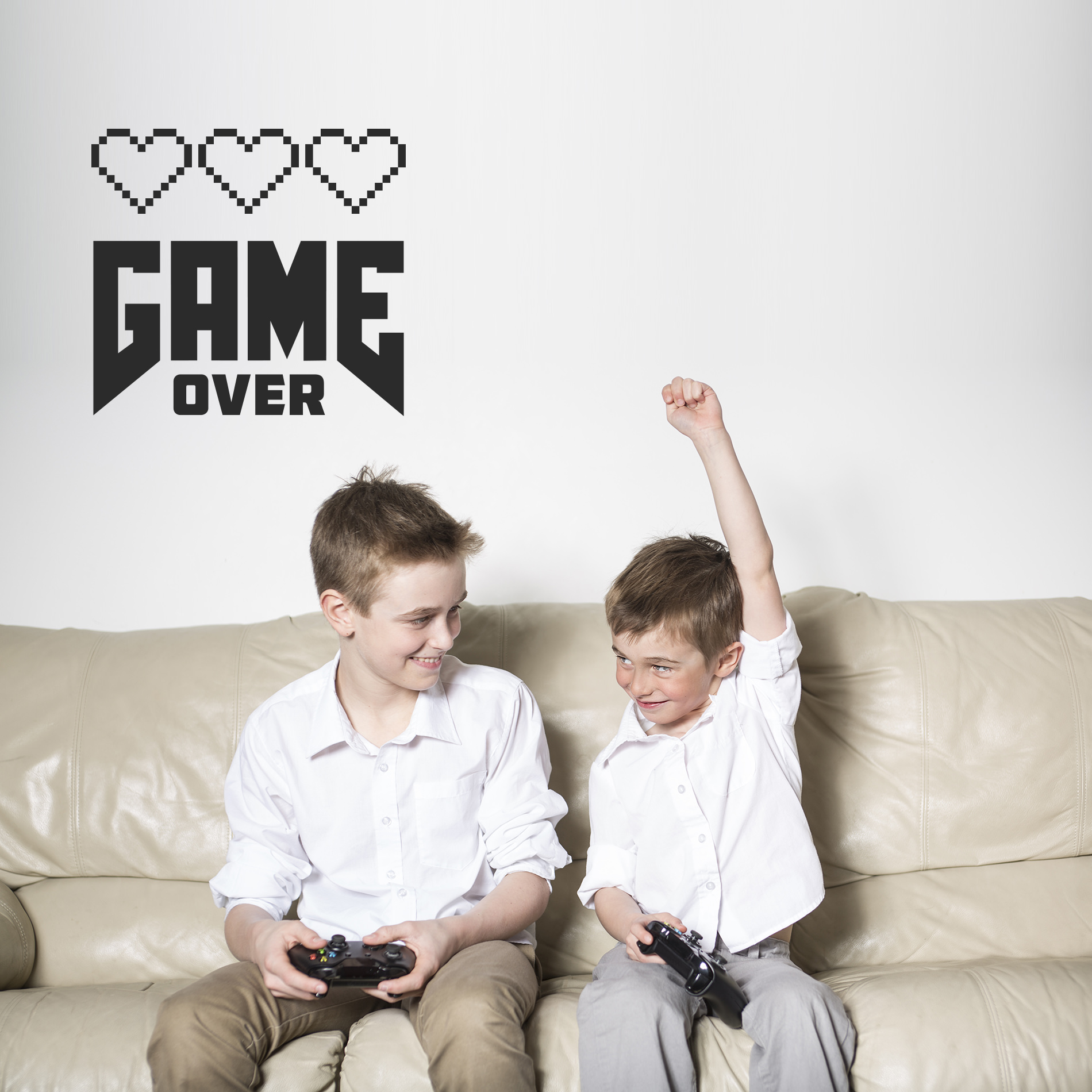 Adesivo Parede Quarto Infantil Game Over