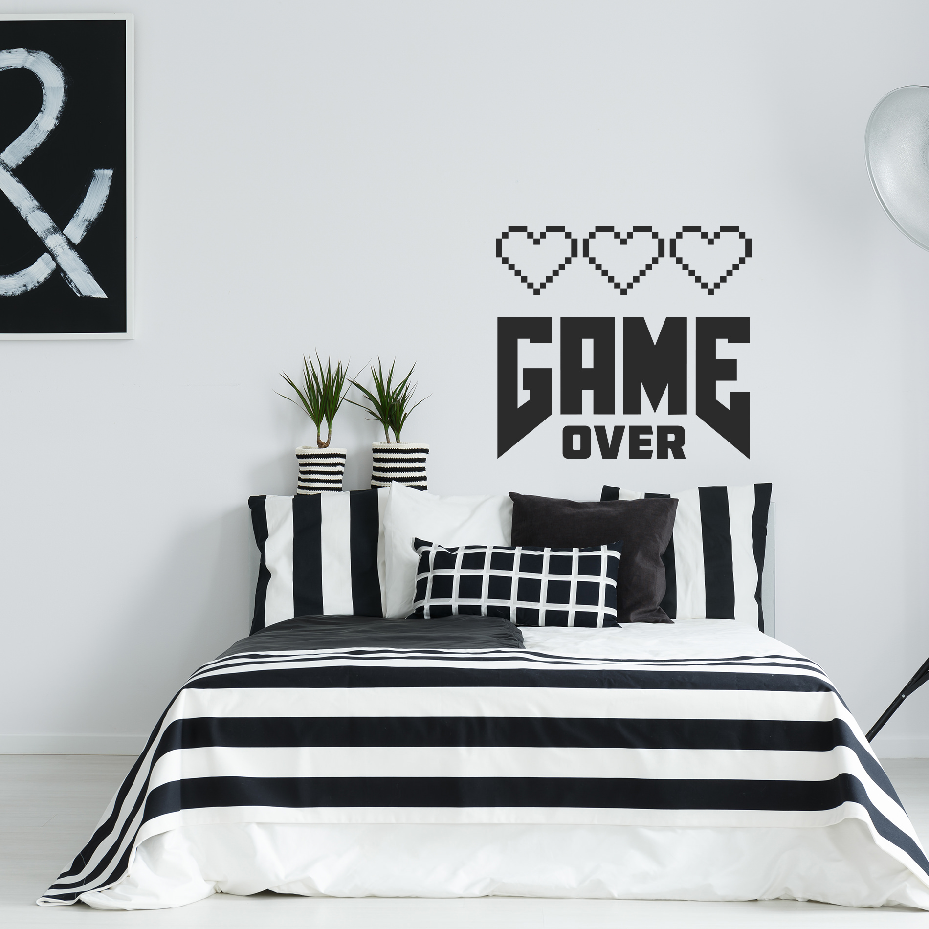 Adesivo Parede Quarto Infantil Game Over