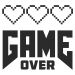 Adesivo Parede Quarto Infantil Game Over