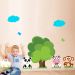 Adesivo de Parede Infantil Árvore Fazendinha