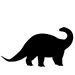 Adesivo de Parede Lousa Dinossauro