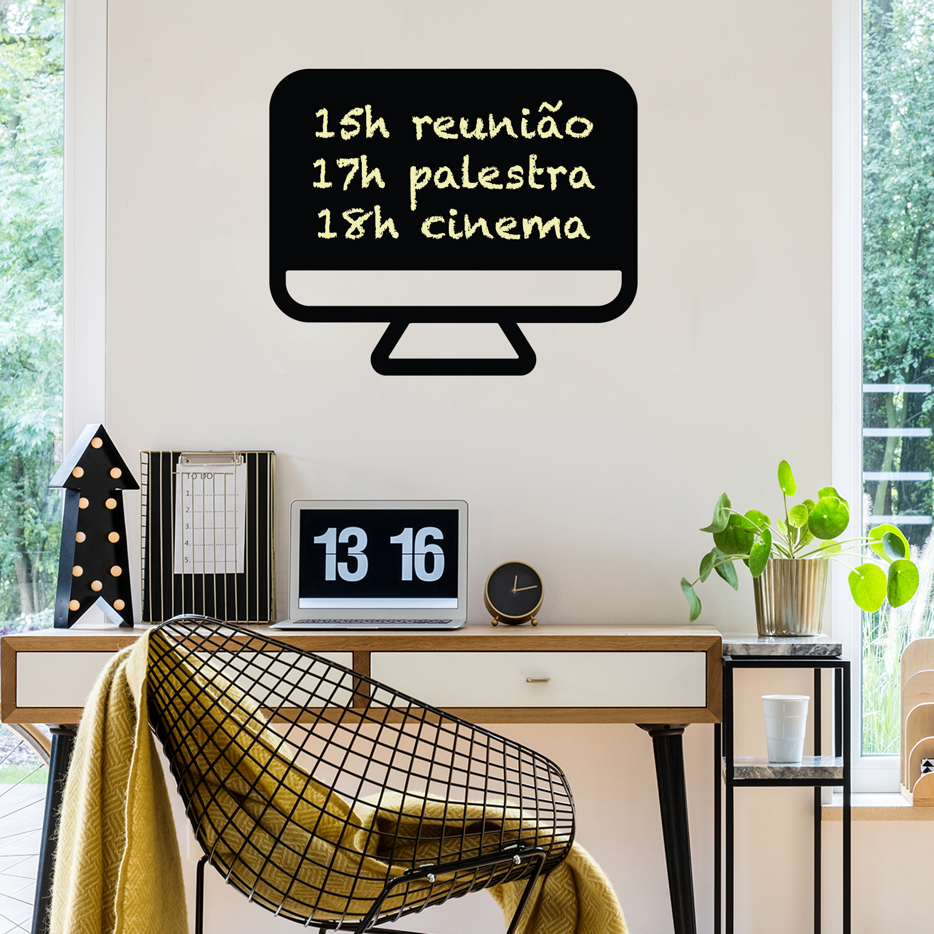 Adesivo de Parede Lousa iMac