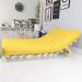 Futon Casal Tokio Sofa Cama Amarelo Acquablock Com Madeira Maciça