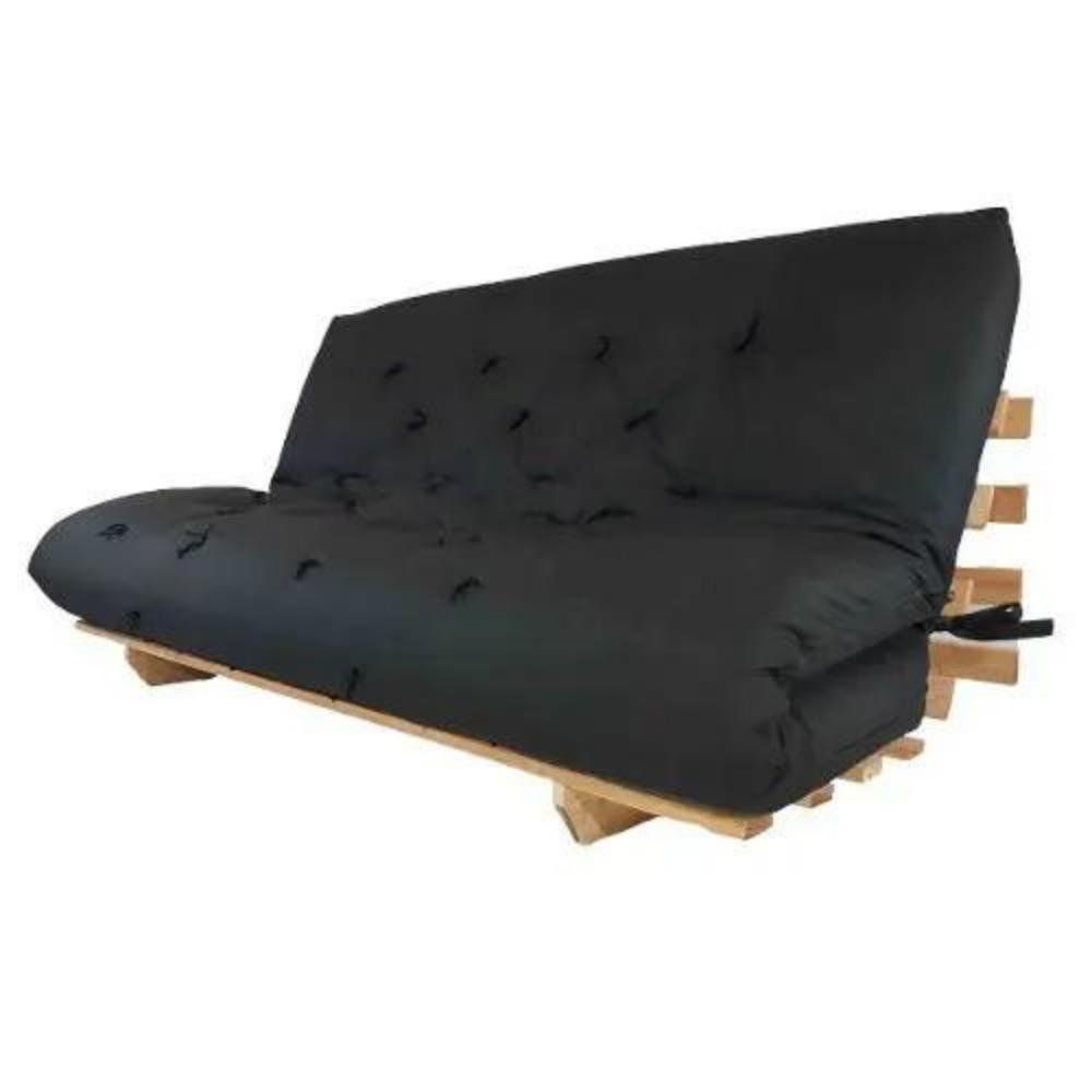Futon Sofa Cama 1,60m Acquablock + Madeira Nobre