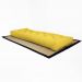 Futon Solteiro Dobrável Oriental Confort Plus Amarelo Acquablock