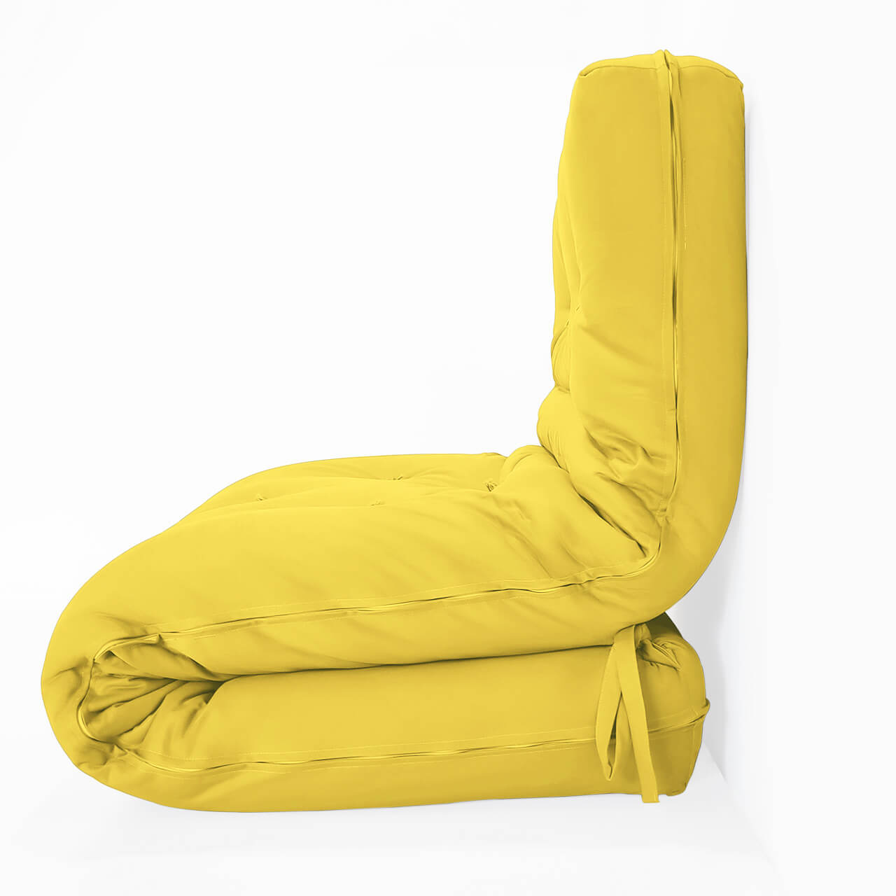 Futon Solteiro Dobrável Oriental Confort Plus Amarelo Acquablock