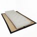 Futon Solteiro Dobrável Oriental Confort Plus Branco Off Acquablock