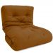 Futon Solteiro Dobrável Oriental Confort Plus Caramelo