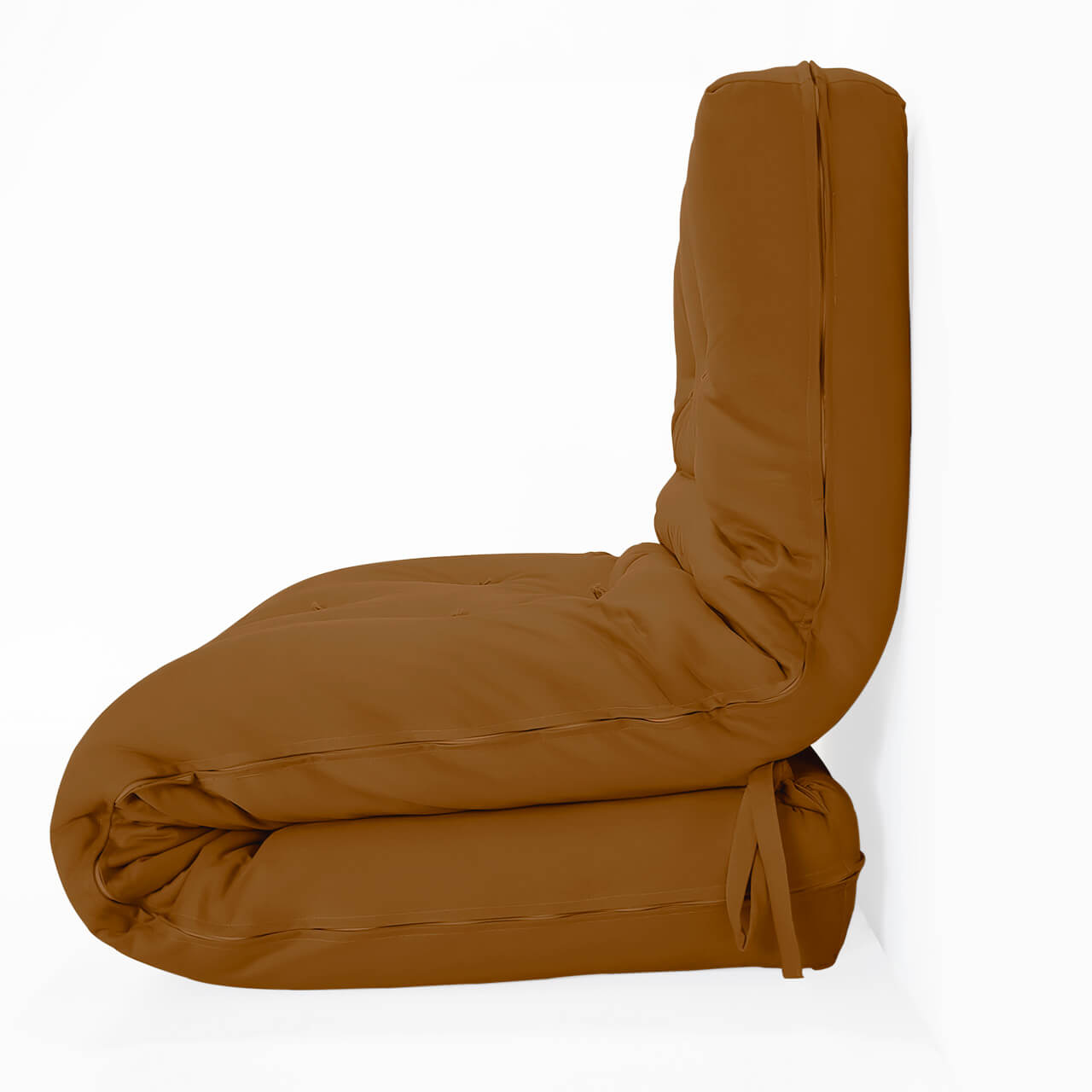 Futon Solteiro Dobrável Oriental Confort Plus Caramelo