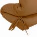 Futon Solteiro Dobrável Oriental Confort Plus Caramelo