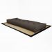 Futon Solteiro Dobrável Oriental Confort Plus Chumbo Acquablock