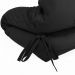 Futon Solteiro Dobrável Oriental Confort Plus Preto Acquablock
