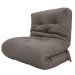 Futon Solteiro Oriental D28 Dobrável Cinza