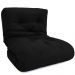 Futon Solteiro Oriental D28 Dobrável Preto