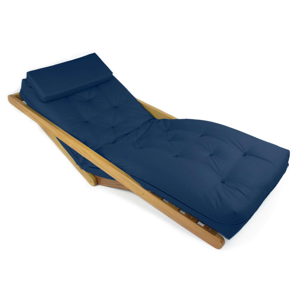 Poltrona New York Reclinável Acquablock Azul Royal
