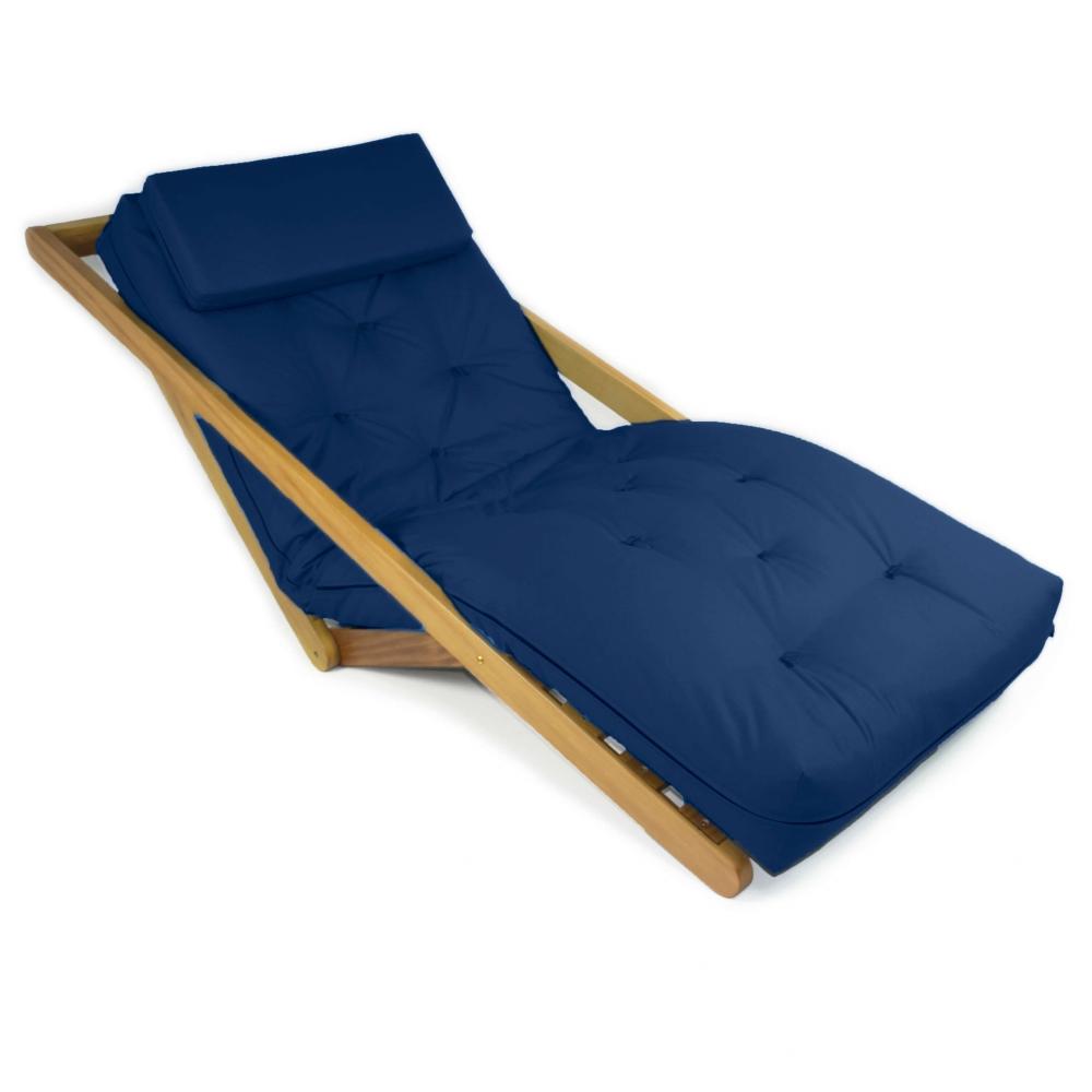 Poltrona New York Reclinável Acquablock Azul Royal