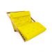 Poltrona New York Reclinável Casal Futon Amarelo Sala de Estar