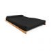 Poltrona New York Reclinável Casal Futon Preto Sala de Estar