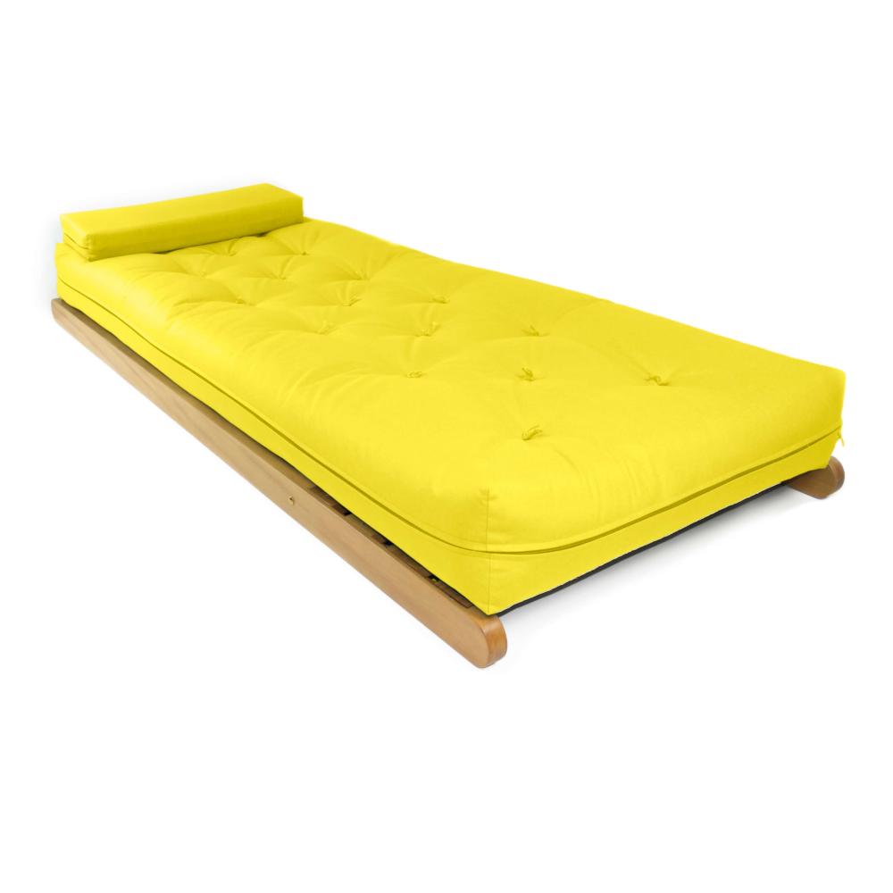 Poltrona New York Reclinável Sala Estar Acquablock Amarelo