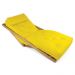 Poltrona New York Reclinável Sala de Estar Sarja Amarelo