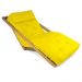 Poltrona New York Reclinável Sala de Estar Sarja Amarelo