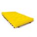 Sofá Cama Casal Futon Oriental Amarelo Com Madeira Nobre
