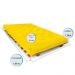 Sofá Cama Casal Futon Oriental Amarelo Com Madeira Nobre