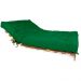 Sofá Cama Casal Futon Tokio Verde Bandeira Madeira Maciça Grapia Cor Natural