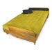 Sofá Cama Paris Acquablock Madeira Nobre Natural - Amarelo
