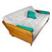 Sofá Cama Paris Acquablock Madeira Nobre Natural - Branco Off