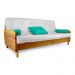 Sofá Cama Paris Acquablock Madeira Nobre Natural - Branco Off