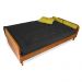 Sofá Cama Paris Acquablock Madeira Nobre Natural