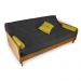 Sofá Cama Paris Acquablock Madeira Nobre Natural
