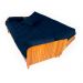Sofá Cama Paris Ripado Acquablock Madeira Nobre - Azul Royal