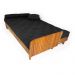 Sofá Cama Paris Ripado Acquablock Madeira Nobre - Preto