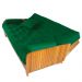 Sofá Cama Paris Ripado Sarja Verde Bandeira Madeira Nobre