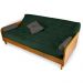 Sofá Cama Paris Sarja Madeira Nobre Natural - Verde Militar